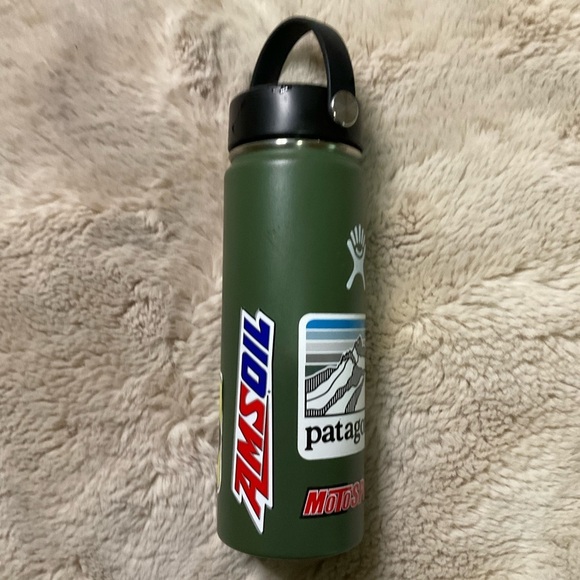 Hydro Flask 18 oz OD Green Water Bottle Insulated Loop Cap - Picture 6 of 9